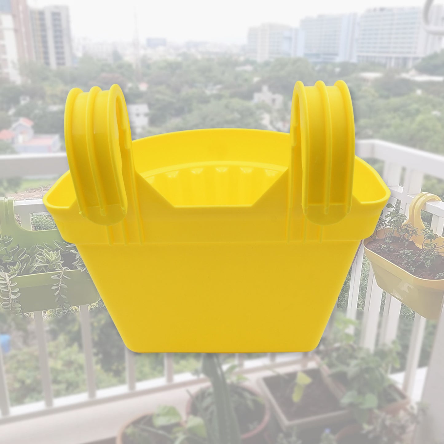 Multicolor Hanging Planters for Balcony