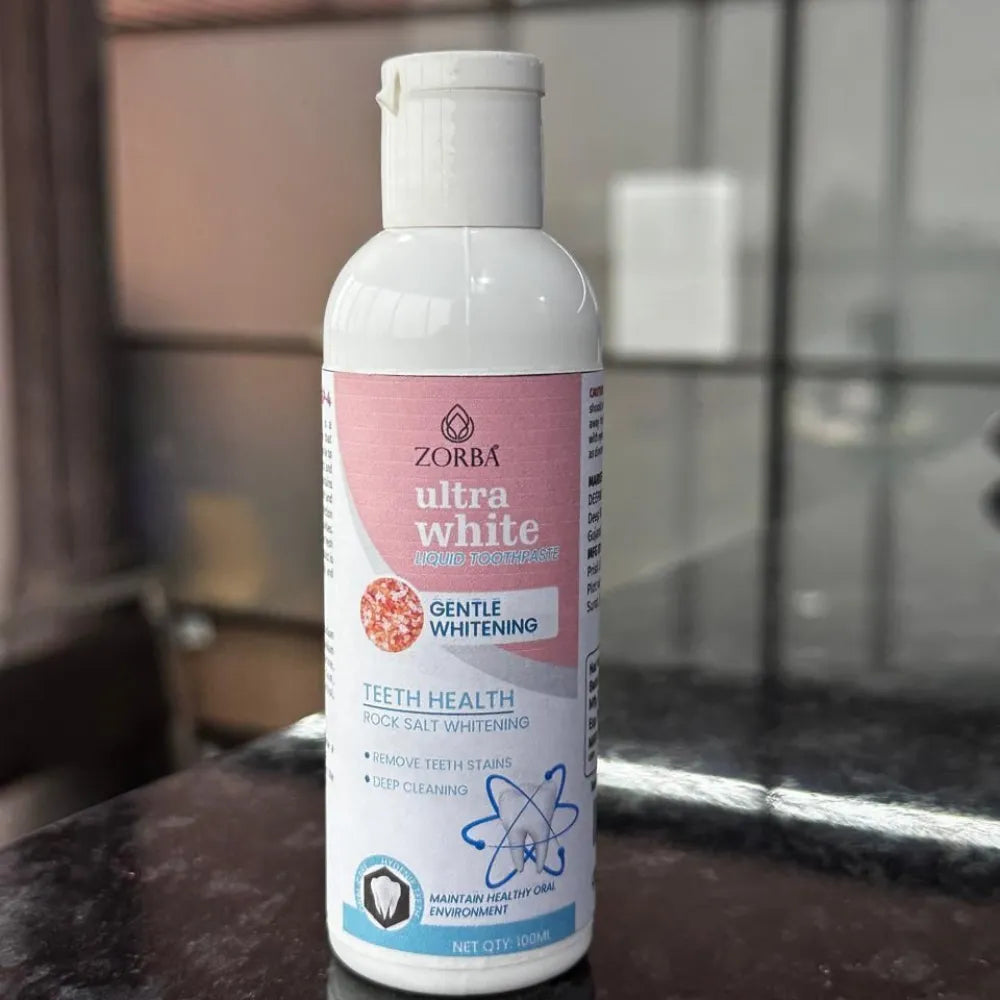 Ultra white liquid toothpaste 200ml pack of 2