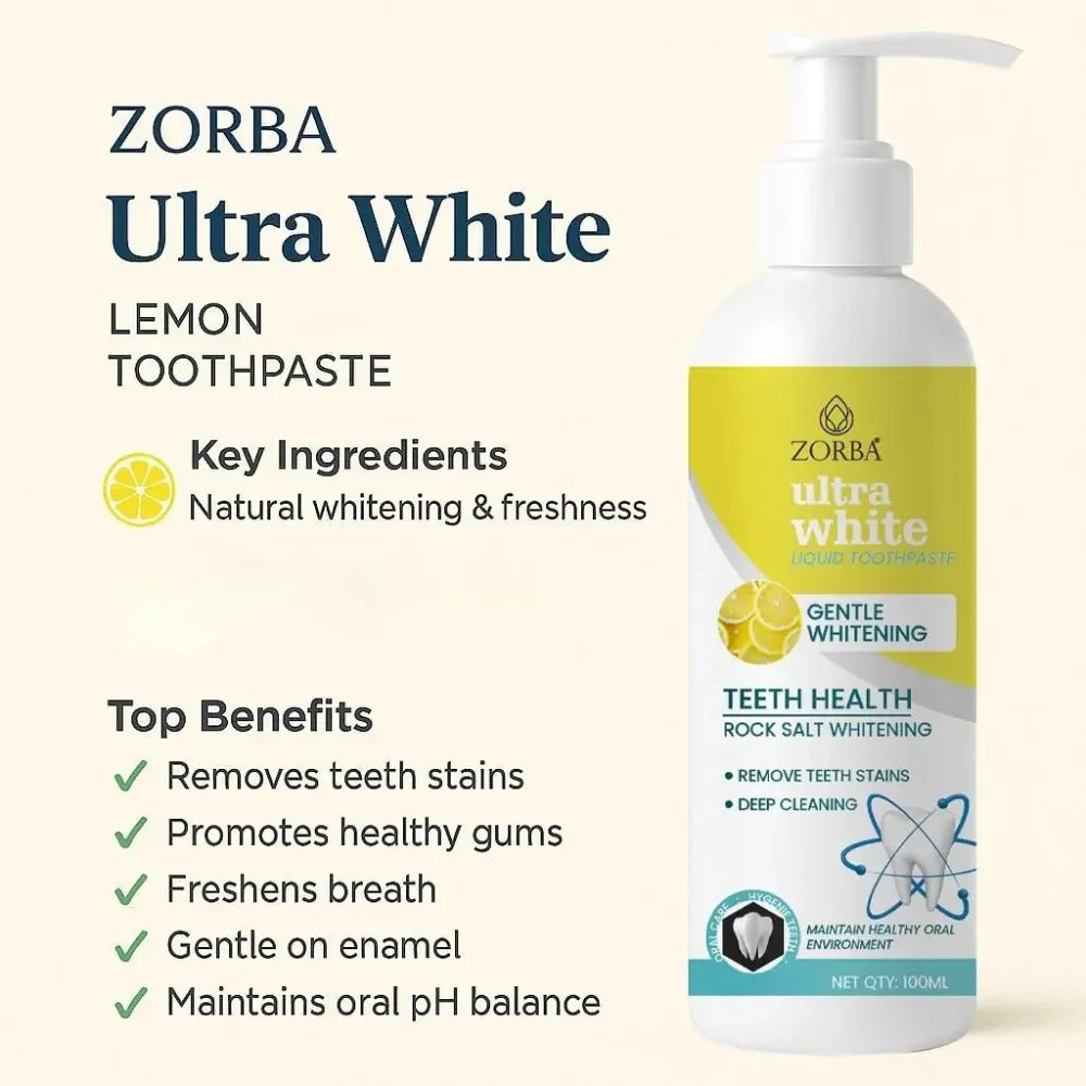 Ultra white liquid toothpaste – pack of 2