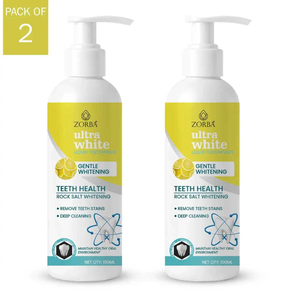 Ultra white liquid toothpaste – pack of 2