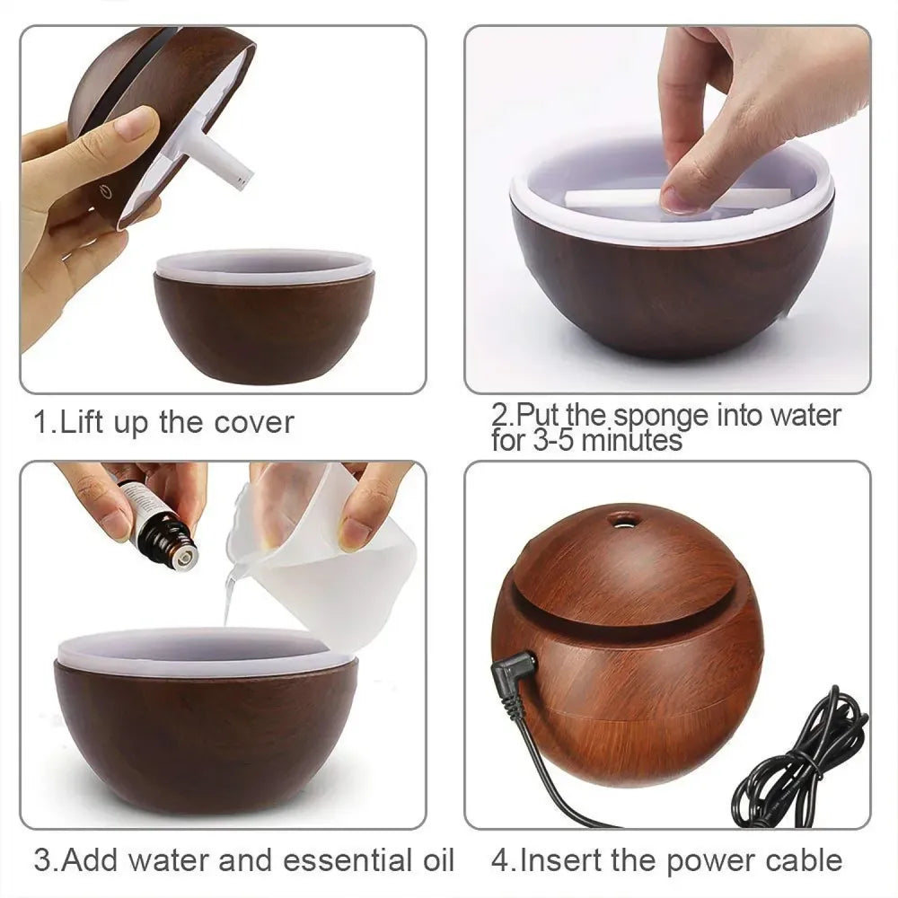Ultrasonic aromatherapy humidifier - home improvement