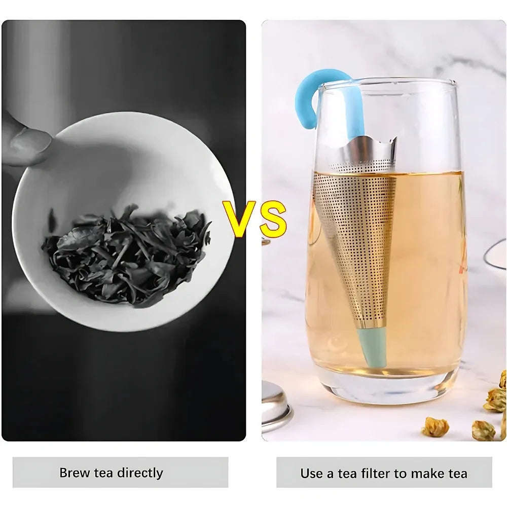 Umbrella silicone tea infuser - home & kitchen