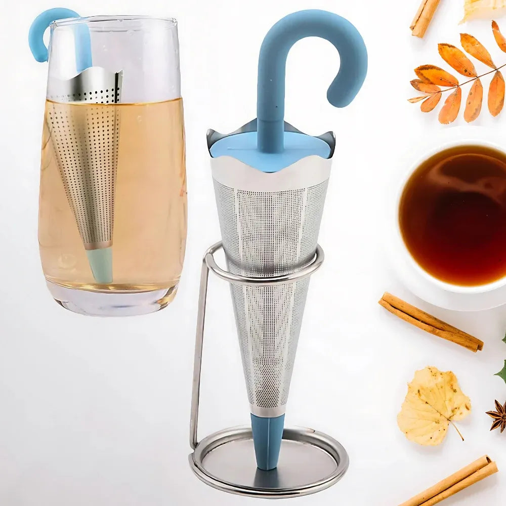 Umbrella silicone tea infuser - home & kitchen