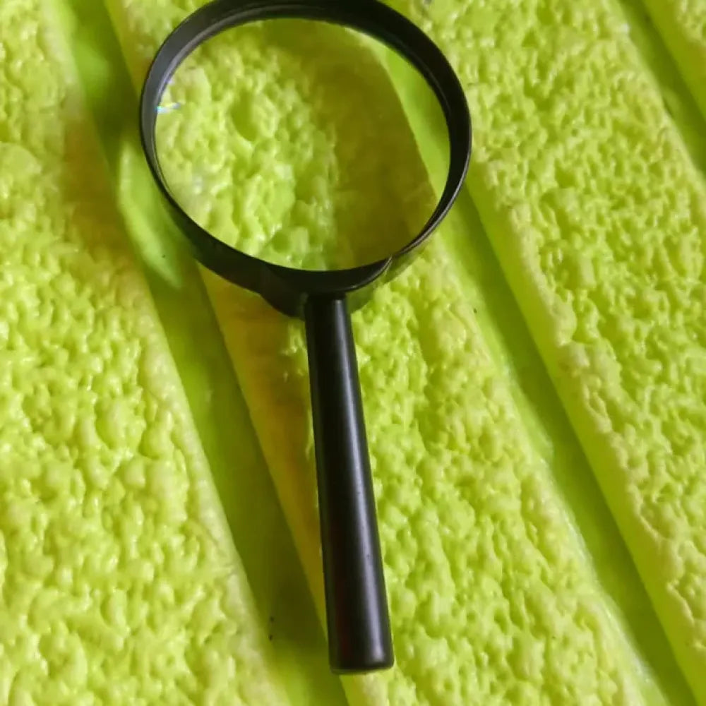 Unbreakable glass magnifying lens - office
