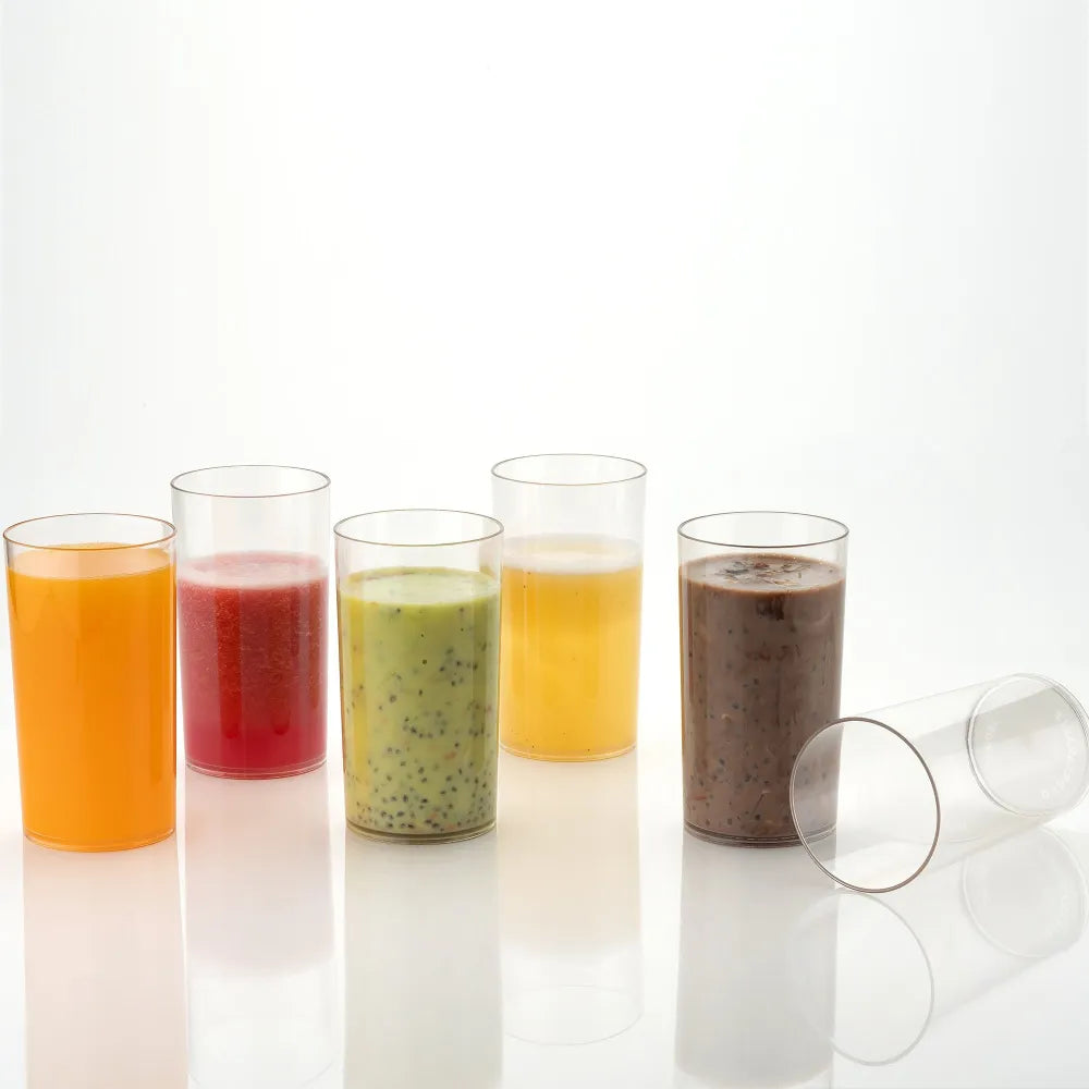 Unbreakable transparent glass set - home & kitchen