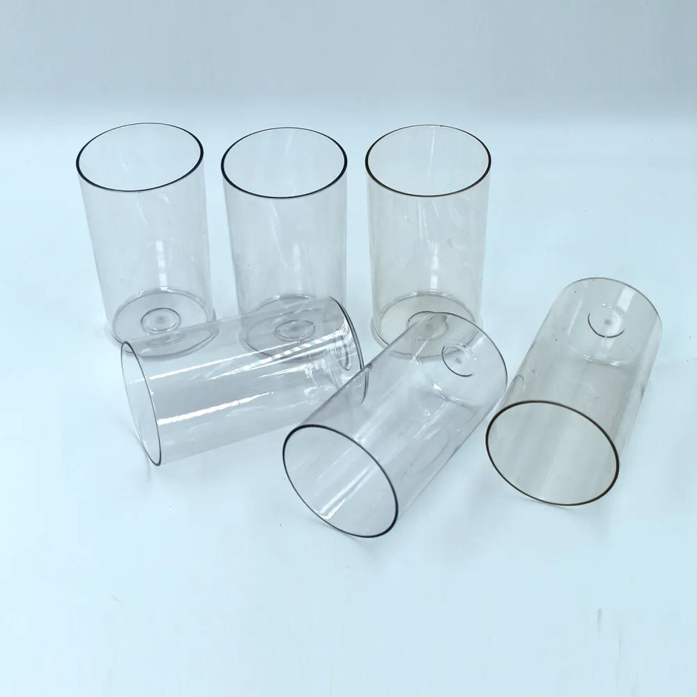Unbreakable transparent plastic glasses - home & kitchen