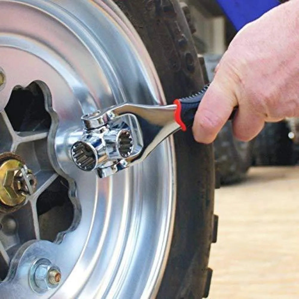 Universal multi-function 48-in-1 stainless steel spanner