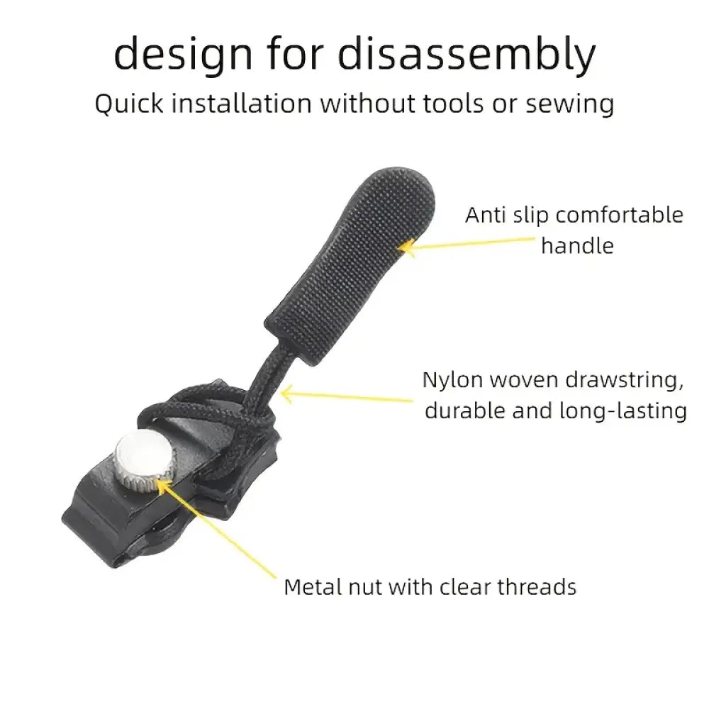 Universal zipper slider fix - home improvement
