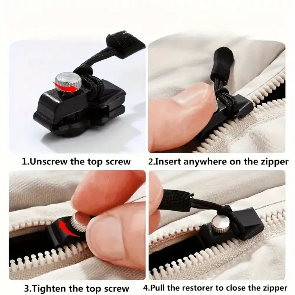 Universal zipper slider fix - home improvement