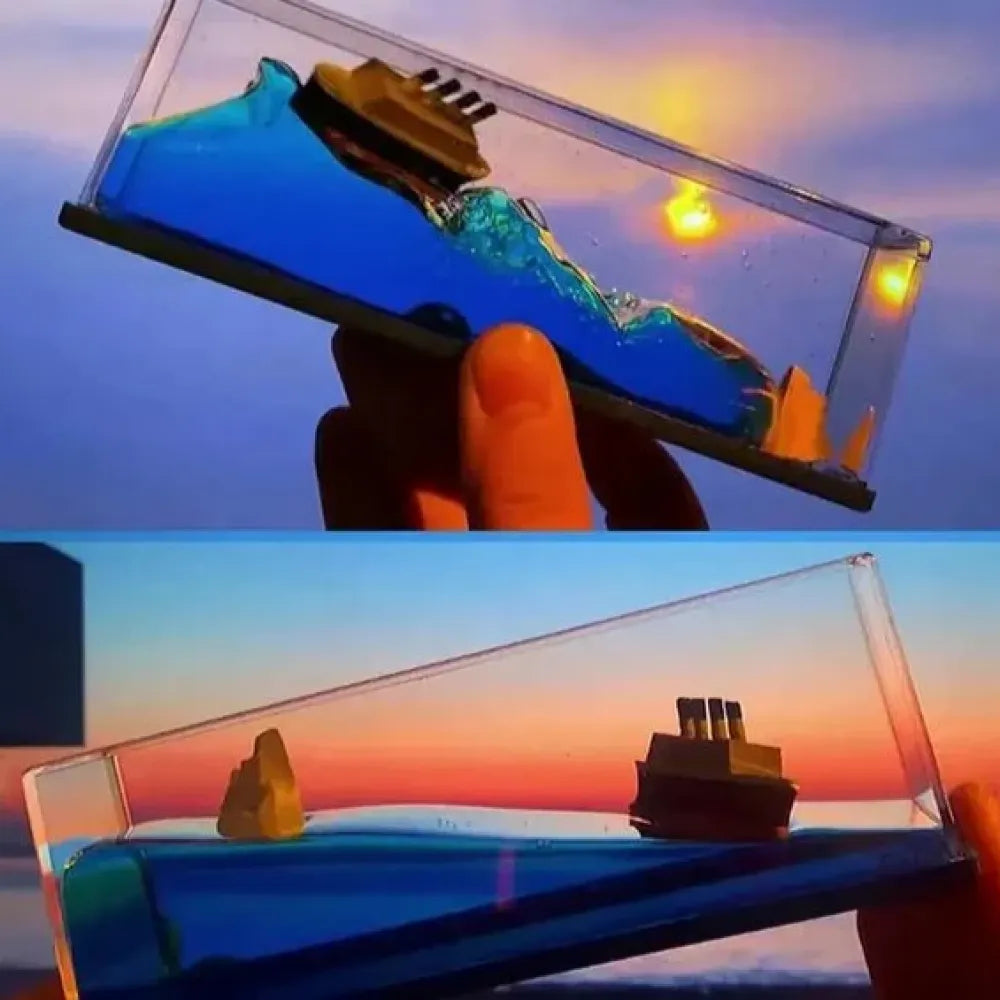 Unsinkable cruise ship decor
