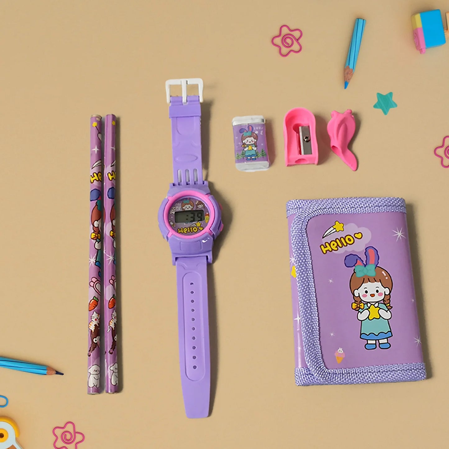 Kids 7-in-1 Stationery Set