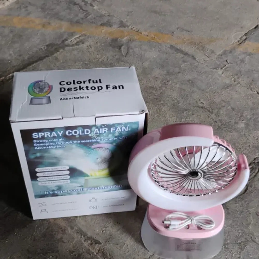 Usb camping fan light - office