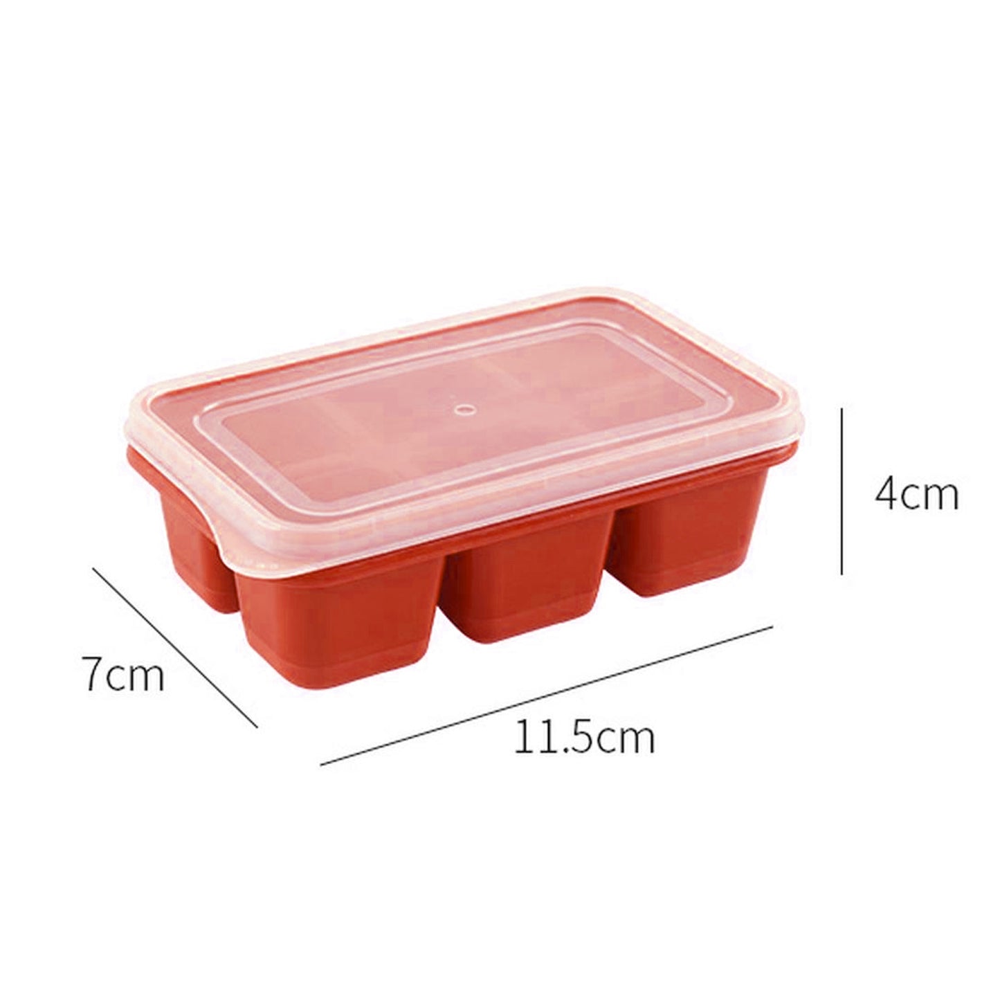 6-Cavity Silicone Ice Tray