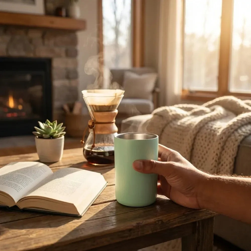 Vacuum insulated stainless mug - home improvement