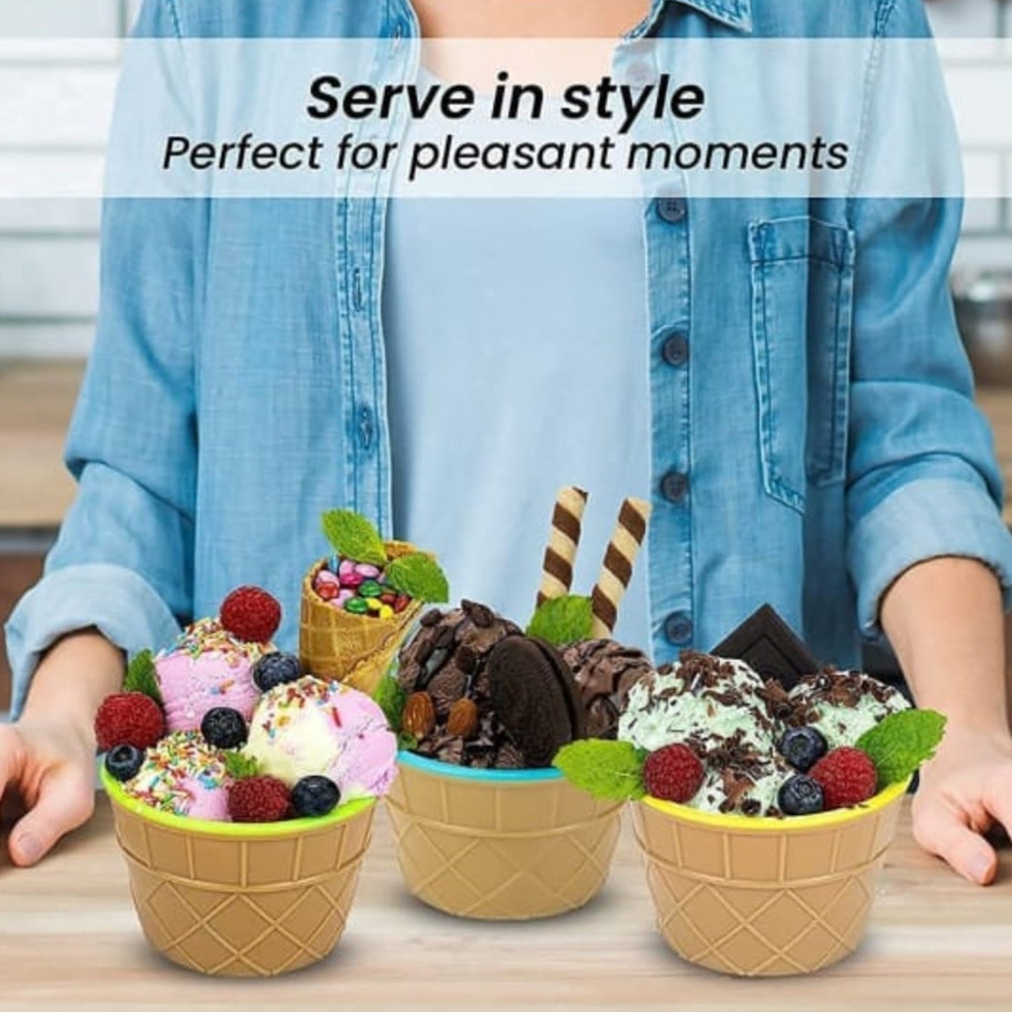Ice Cream Bowl Set