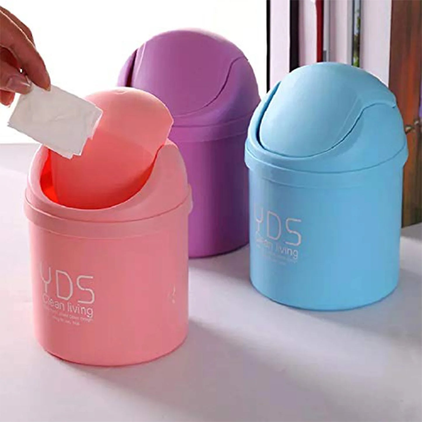 Compact Mini Trash Can