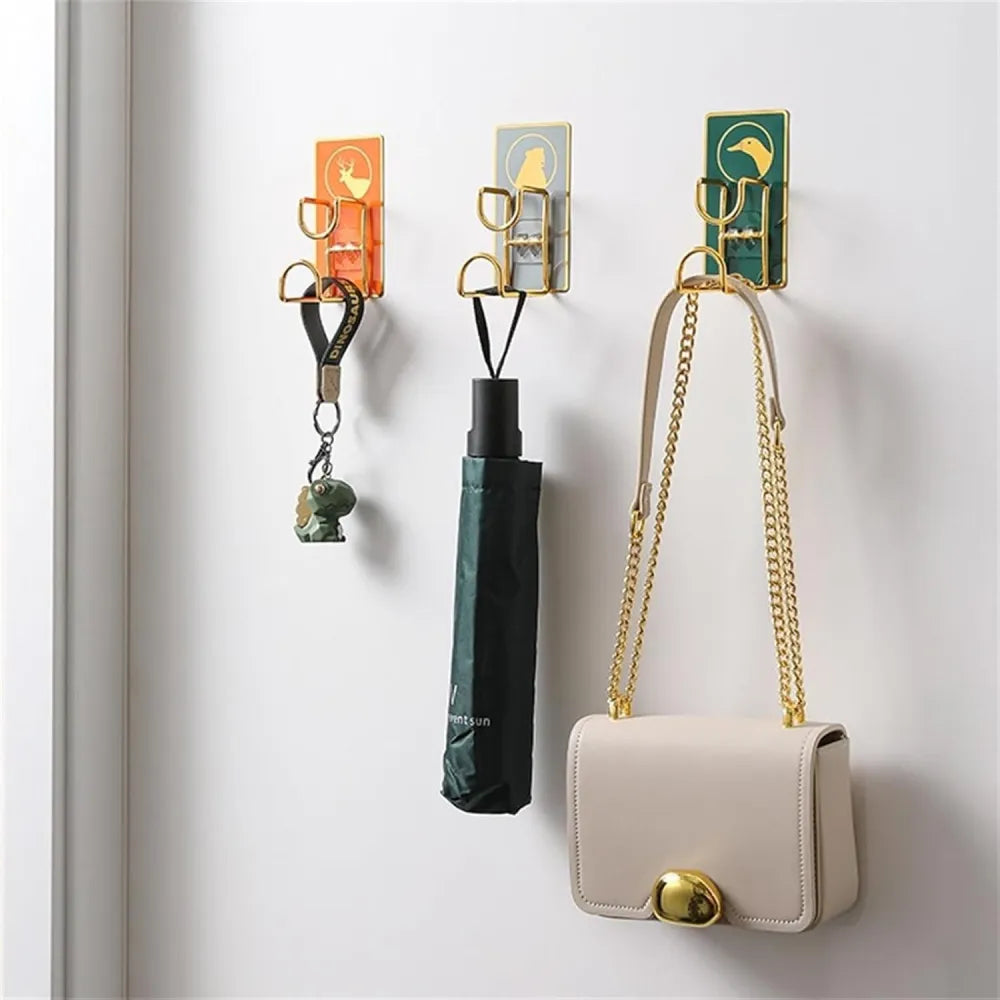 Wall mounted light hanging rack pack of 2