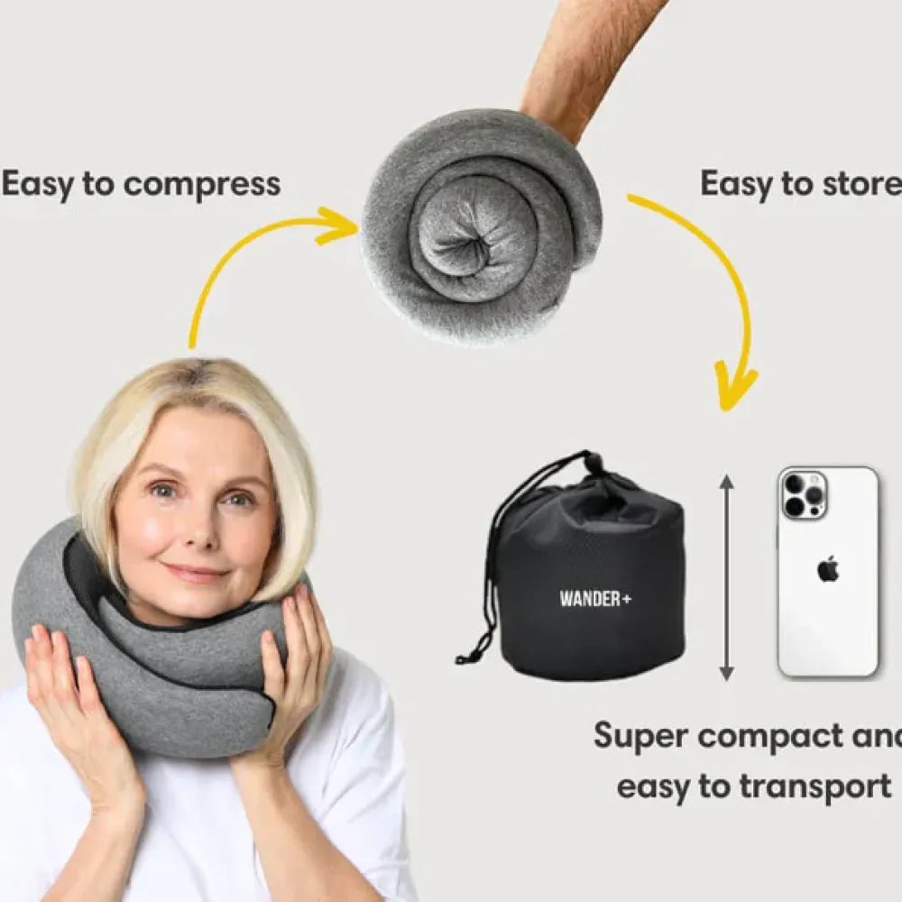 Wander plus travel neck pillow