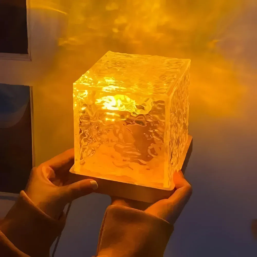 Water ripple aura night lamp