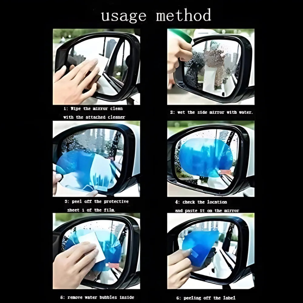 Waterproof anti fog car film