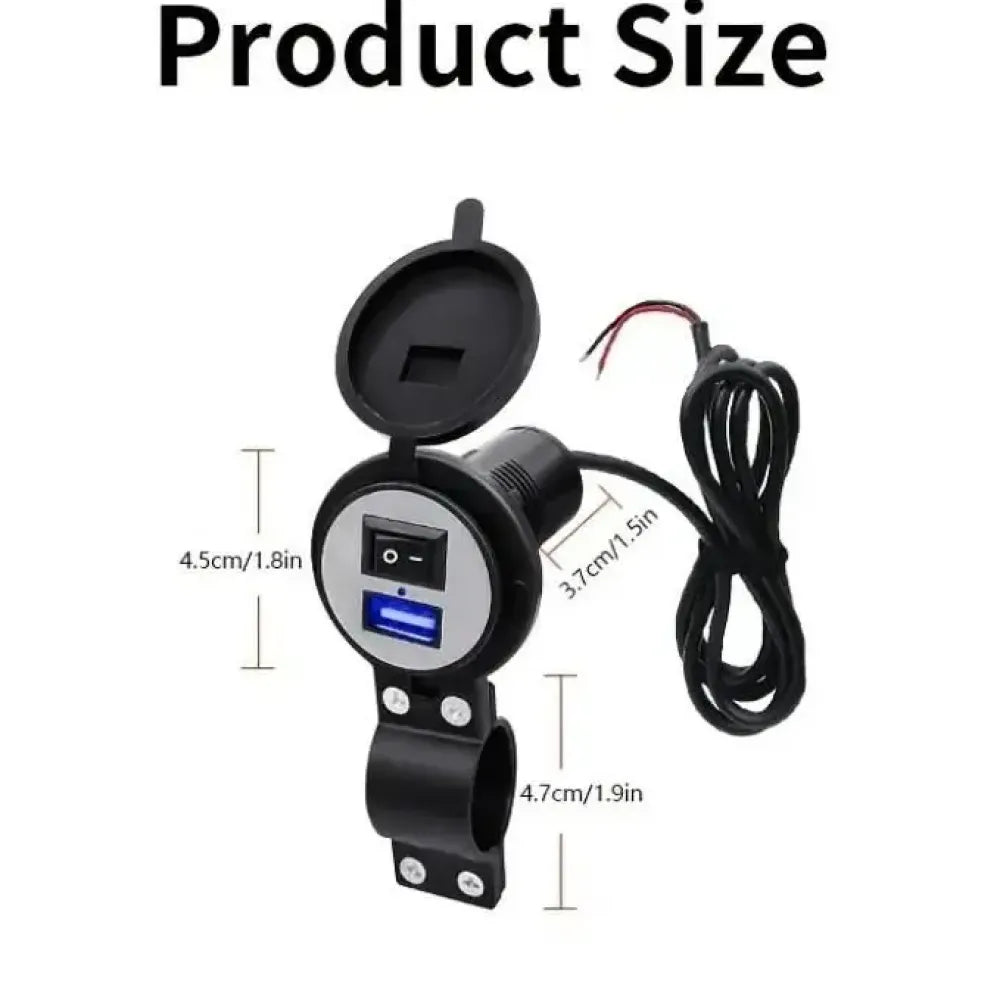 Waterproof bike usb charger