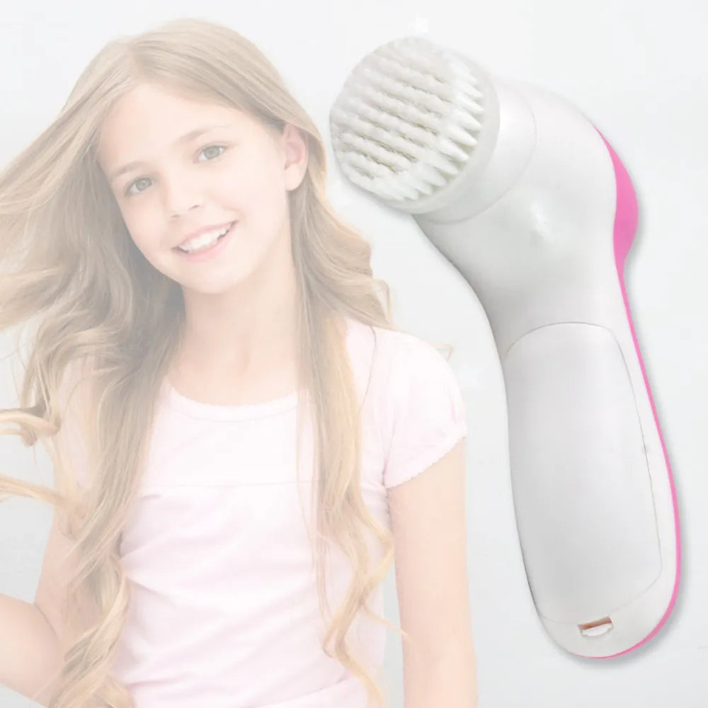 Waterproof facial cleansing & exfoliating brush - health care