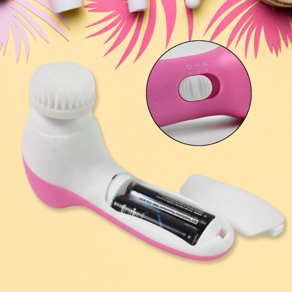 Waterproof facial cleansing & exfoliating brush - health care