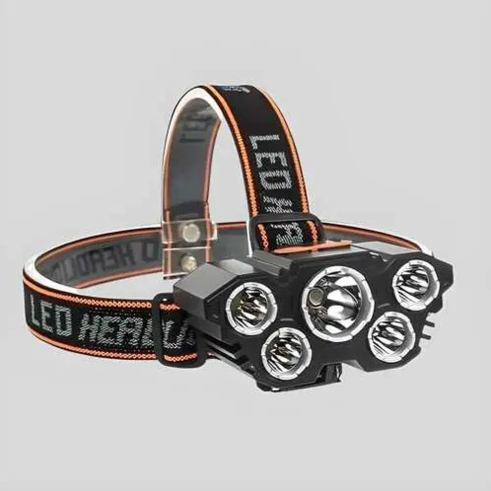 Waterproof headlamp flashlight