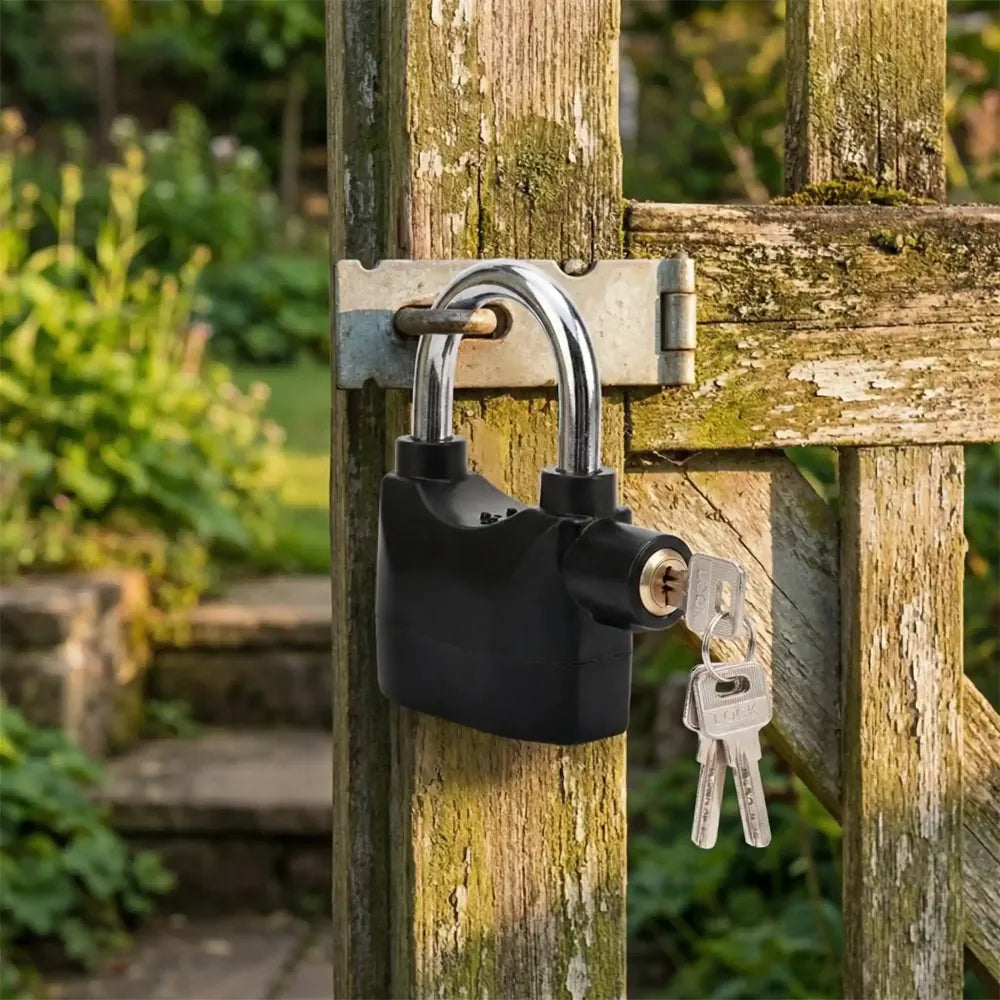 Waterproof motion sensor siren alarm lock - home improvement