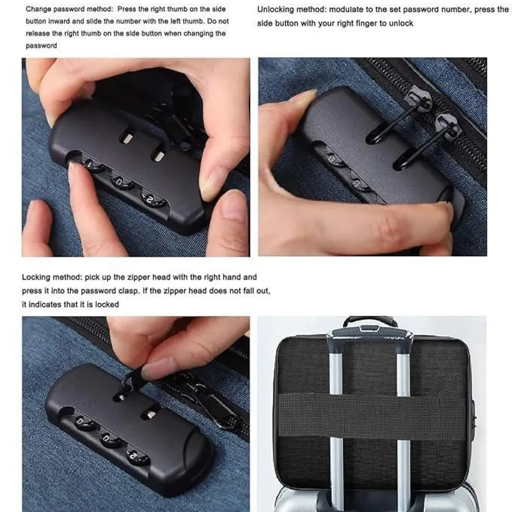 Waterproof portable document storage bag travel organizer - free size