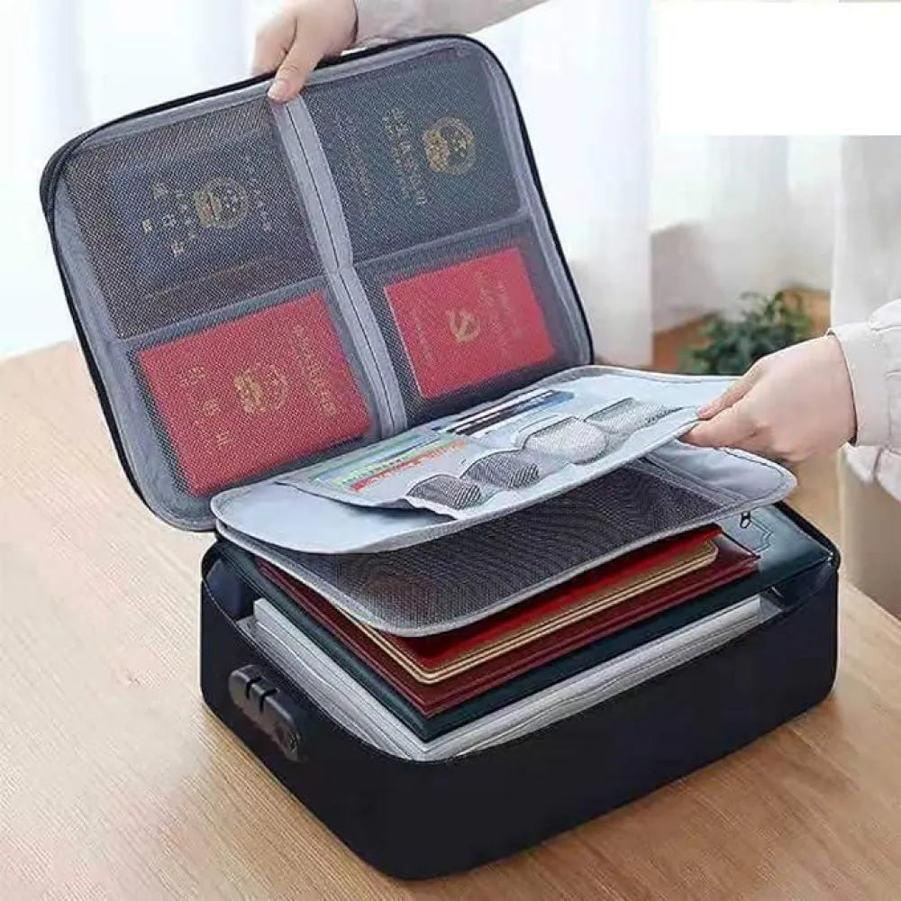 Waterproof portable document storage bag travel organizer - free size