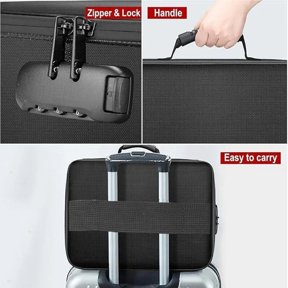 Waterproof portable document storage bag travel organizer - free size