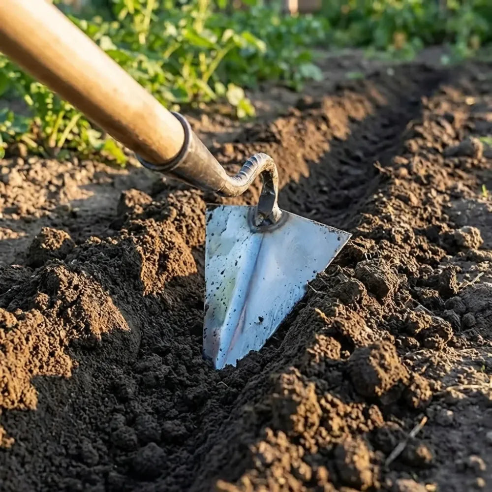 Weed remover & soil loosening tool
