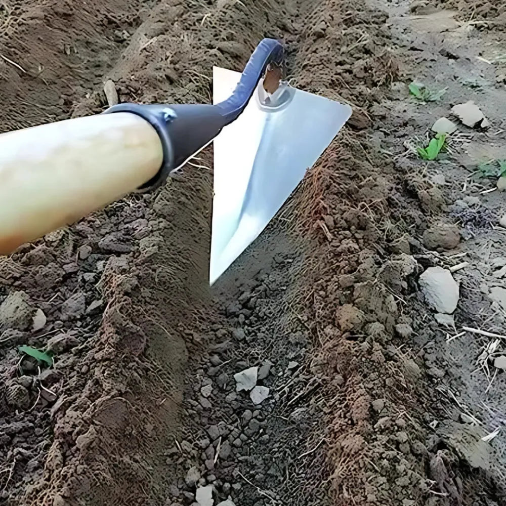Weed remover & soil loosening tool
