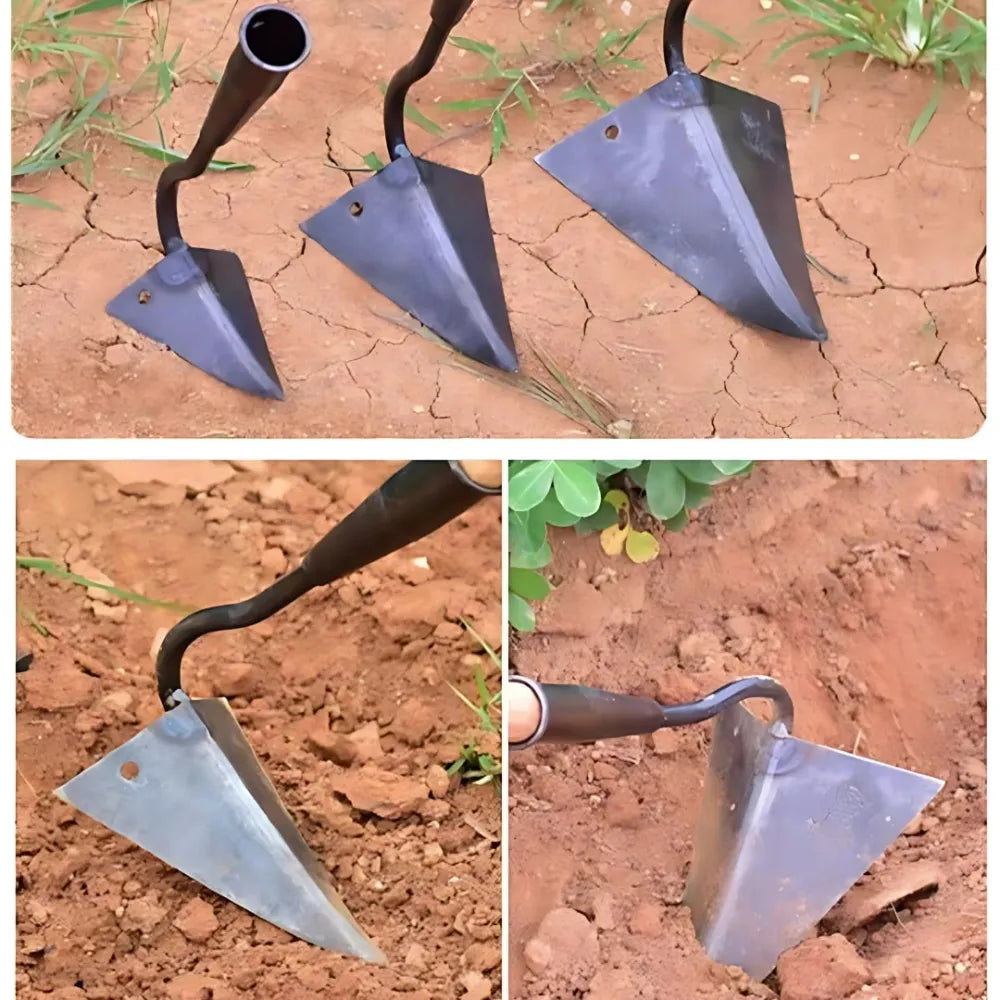 Weed remover & soil loosening tool