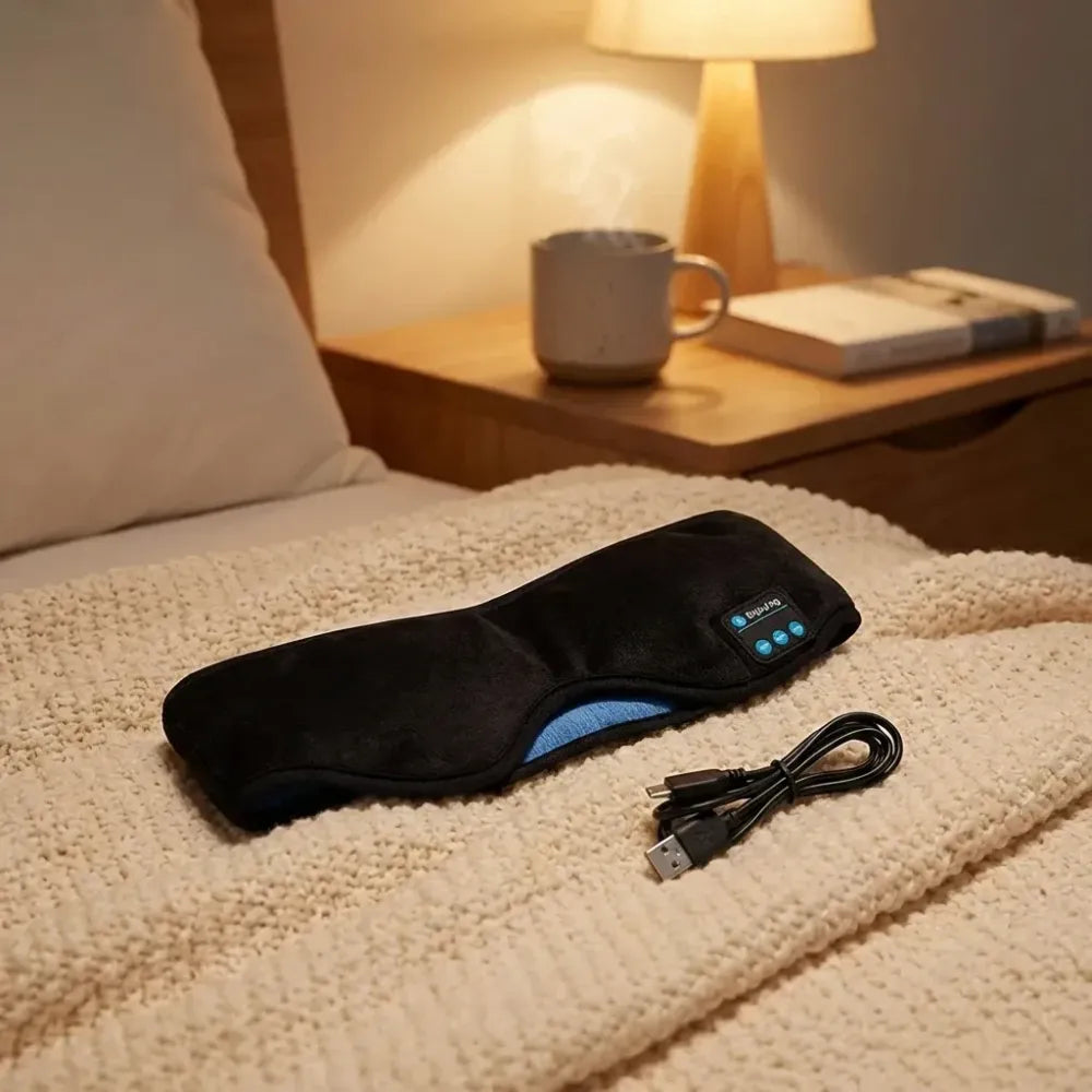 Wireless bluetooth eye mask with music