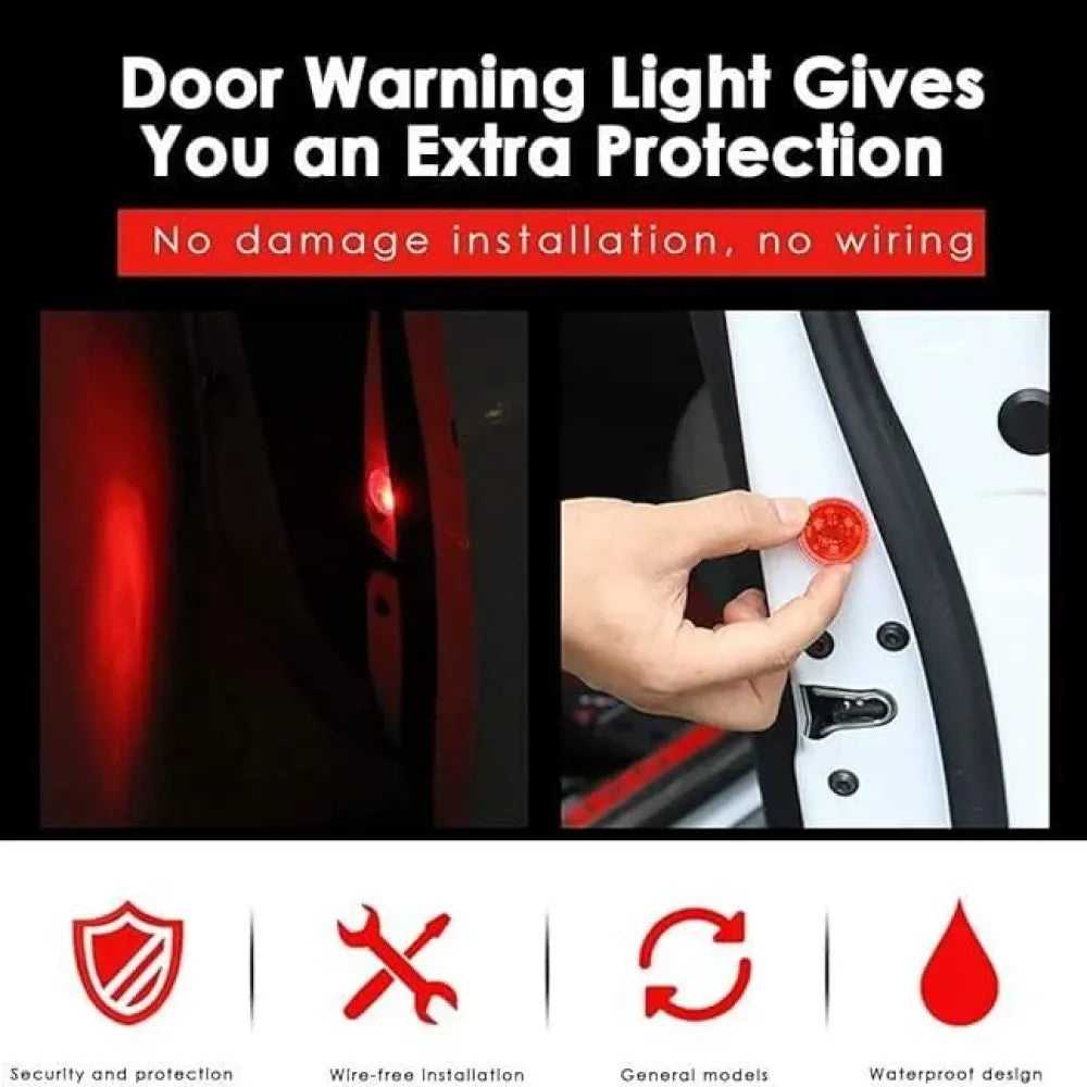 Wireless door projector lights