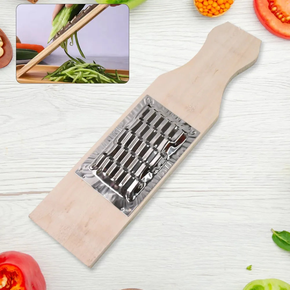 Wooden vegetable grater - home & kitchen