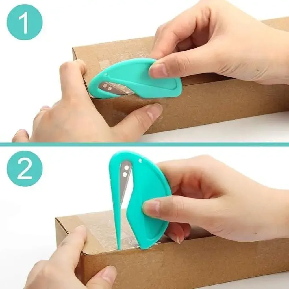 Wrapping paper roll cutter