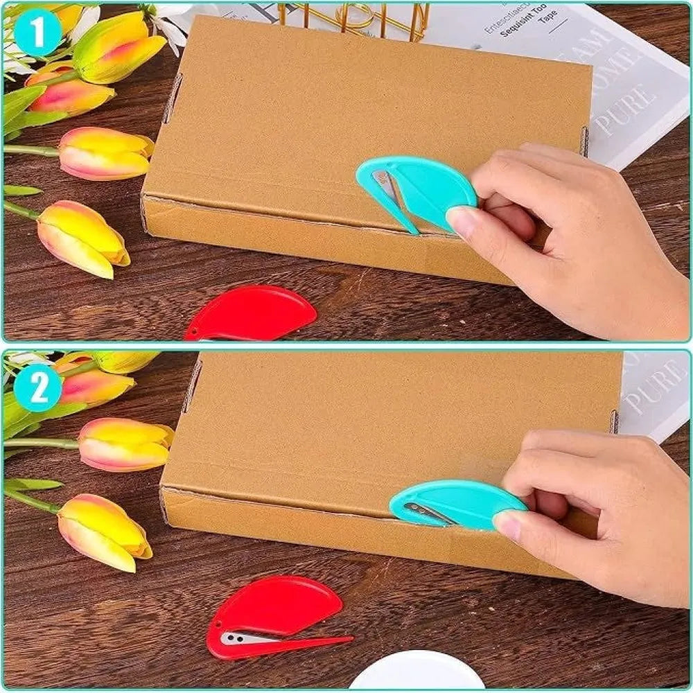Wrapping paper roll cutter