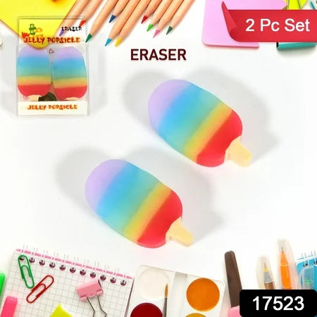 Fun Jelly Popsicle Erasers