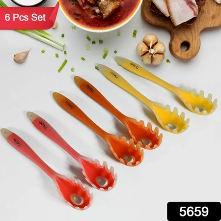 Multipurpose Silicone Spoon Set (6 Pc)