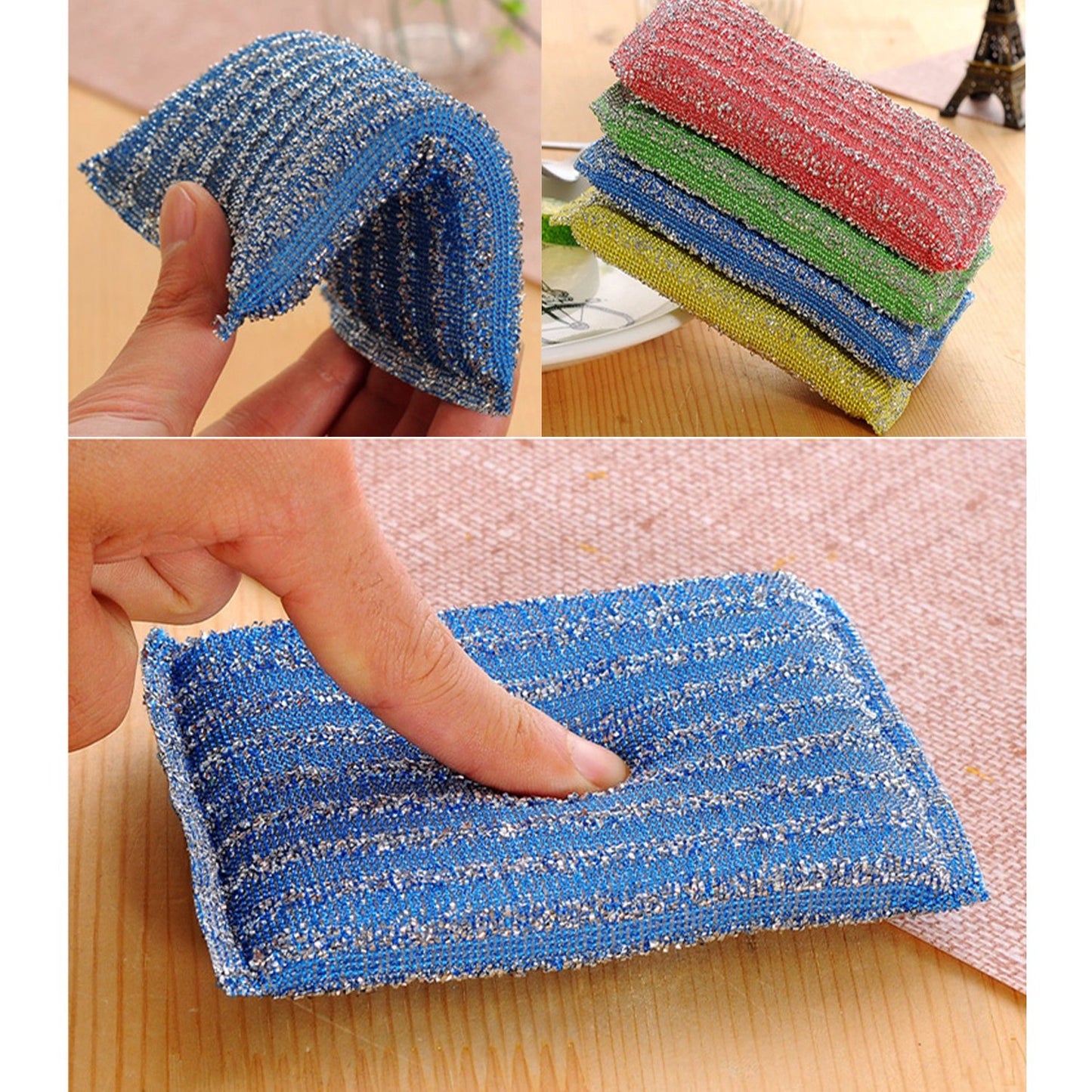 Kitchen Utensil Scrubber Pads – Pack of 12