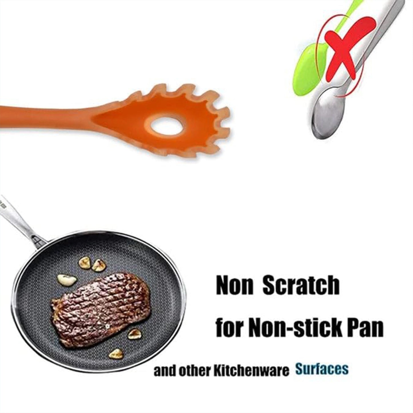 Multipurpose Silicone Spoon Set (6 Pc)