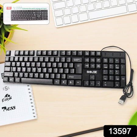 Ergonomic USB Wired Keyboard