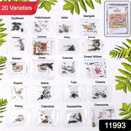 20 Variety Flower Seeds Combo