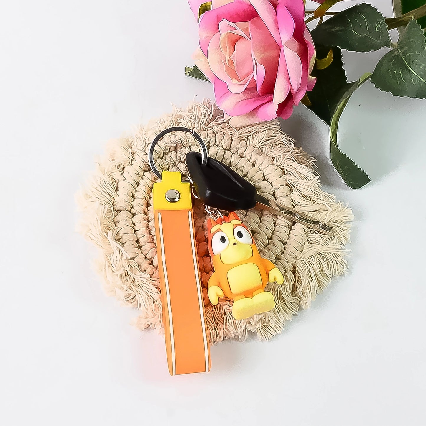 Adorable Cartoon Character Keychain