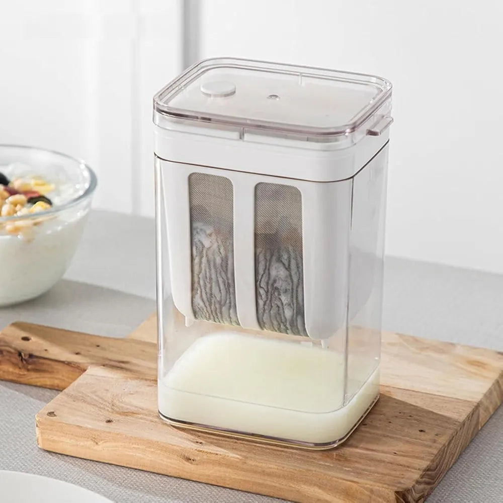 Yogurt maker filter strainer curd