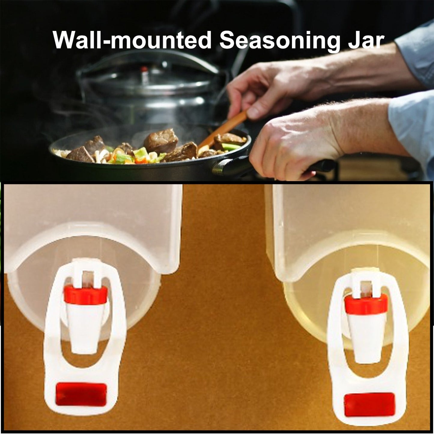 Wall-Mounted Oil Dispenser Bottle