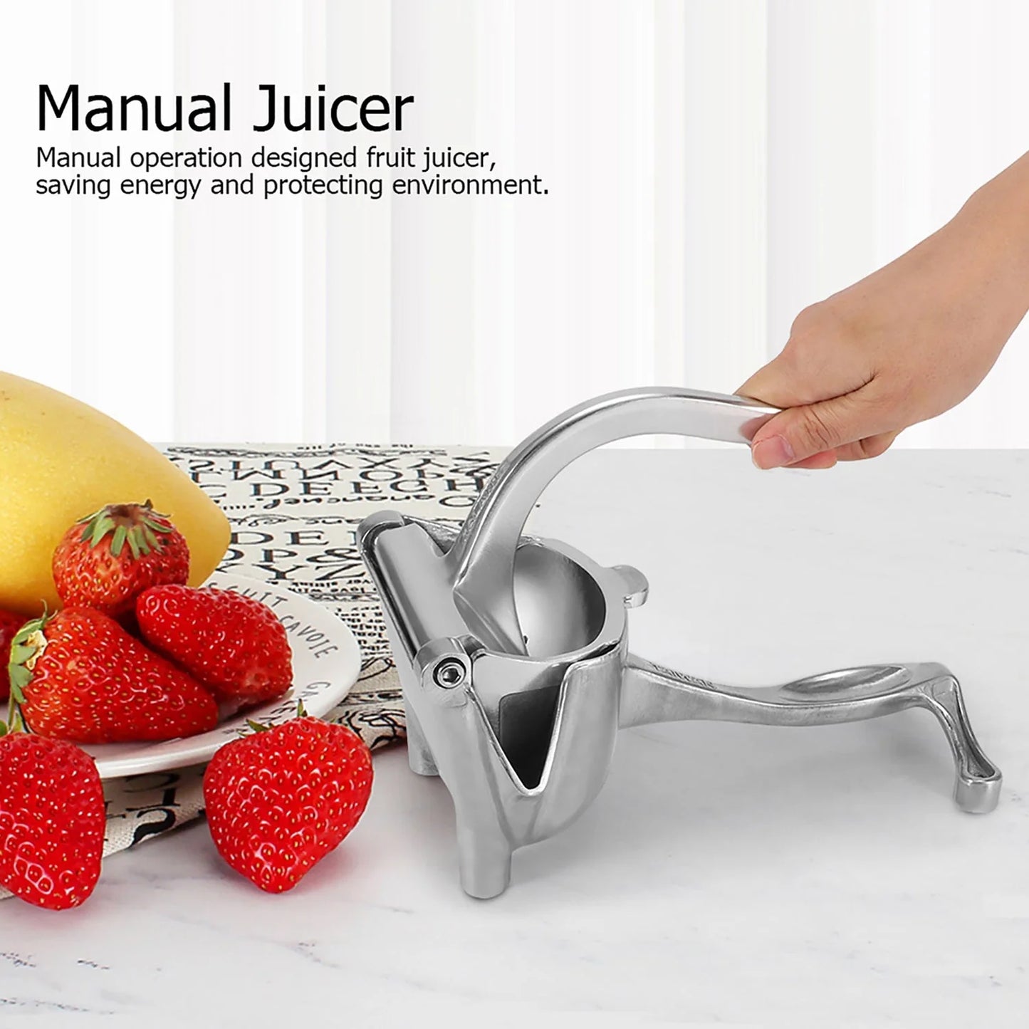 Manual Aluminum Fruit Press Juicer